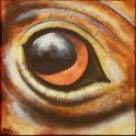 Augenblick einer Eidechse Acryl auf Leinwand;
30 x 30 cm